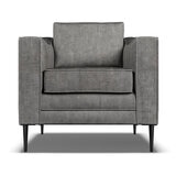 Aspen Velvet Armchair, Grey