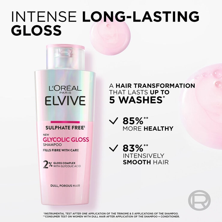 Image of elvive glycolic gloss shampoo Image of elvive glycolic gloss shampoo