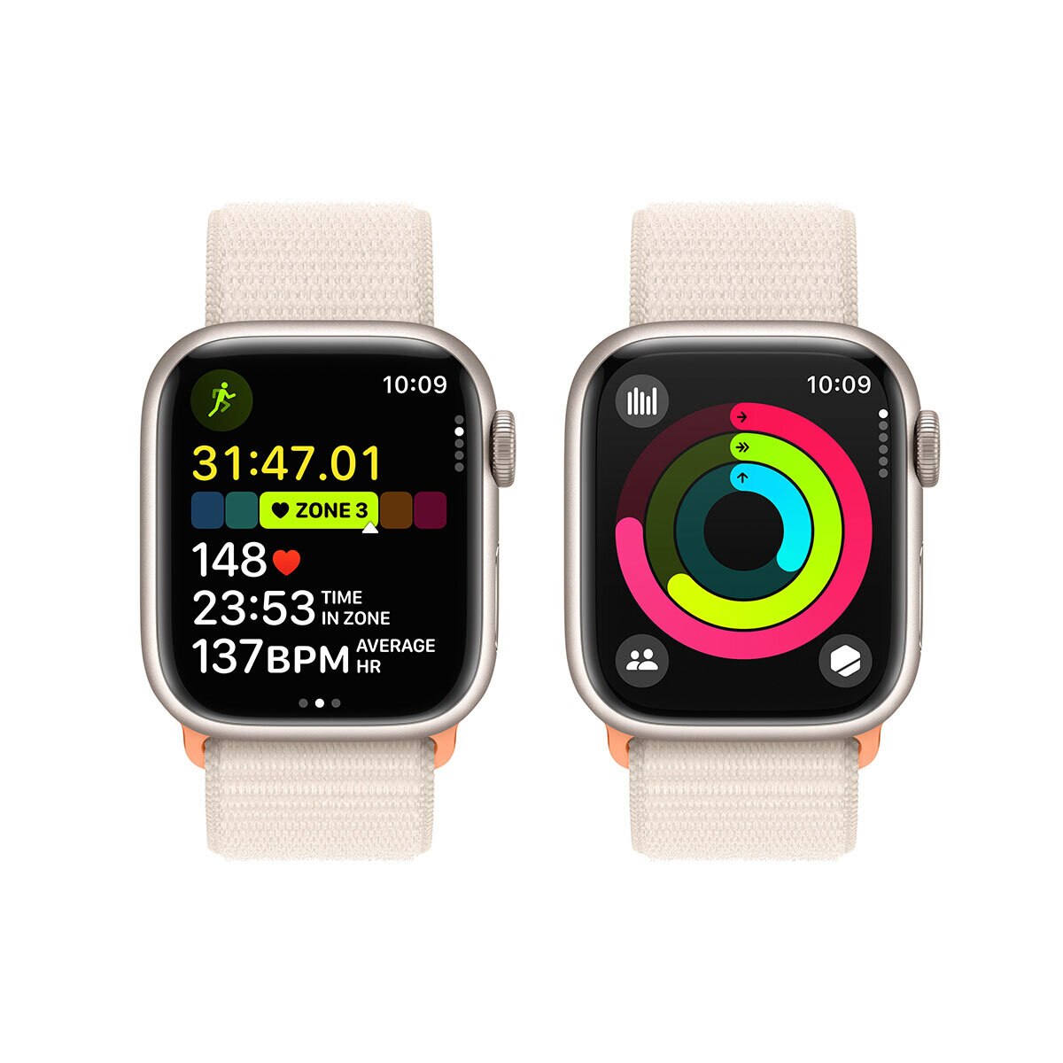 Apple Watch Series 9(GPSモデル)- 41mmスターライト Apple Watch Series 9(GPSモデル)- 41mmスターライト