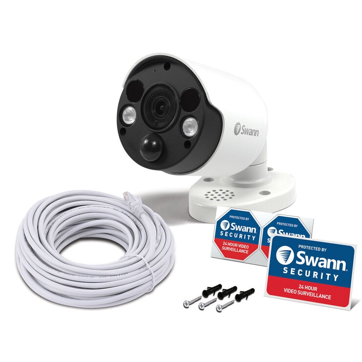 Swann 4K Thermal Sensing Spotlight Bullet IP Security Camera, SWNHD