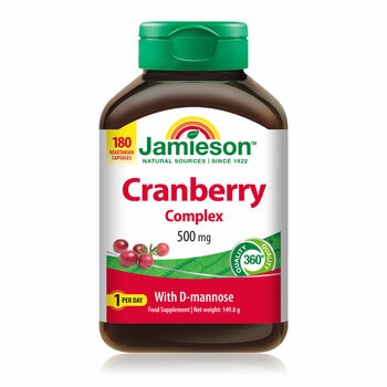 Jamieson Cranberry Capsules, 180 Count