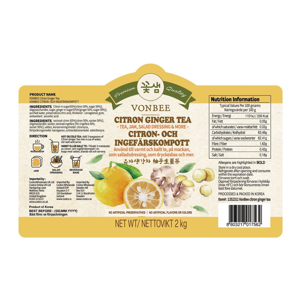 Product Label