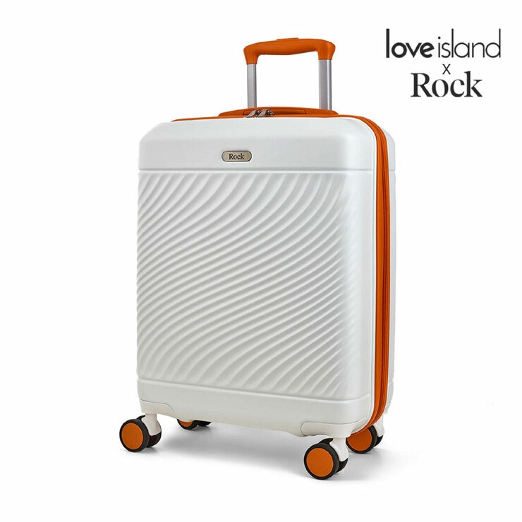 ROCK Love Island Cabin Suitcase White / Orange ROCK Love Island Cabin Suitcase White / Orange