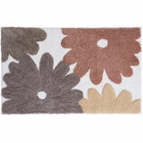 Home Inspiration Brown Flower Bath Mat, 55 x 91 cm Home Inspiration Brown Flower Bath Mat, 55 x 91 cm