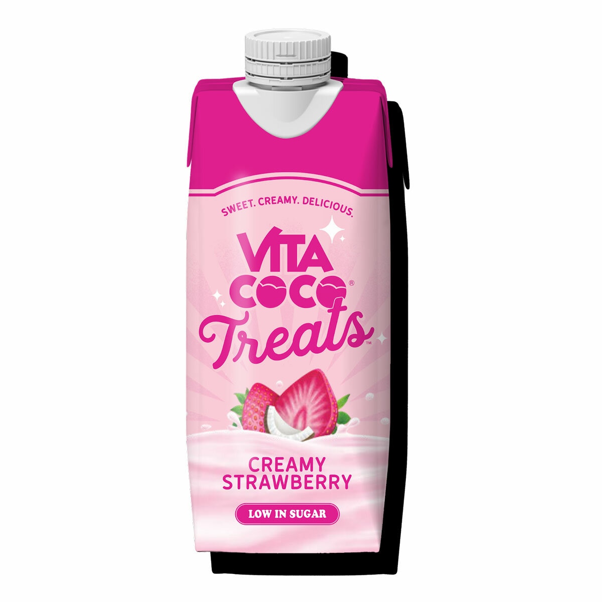 Vita Coco Treats Creamy Strawberry Coconut Water, 330ml