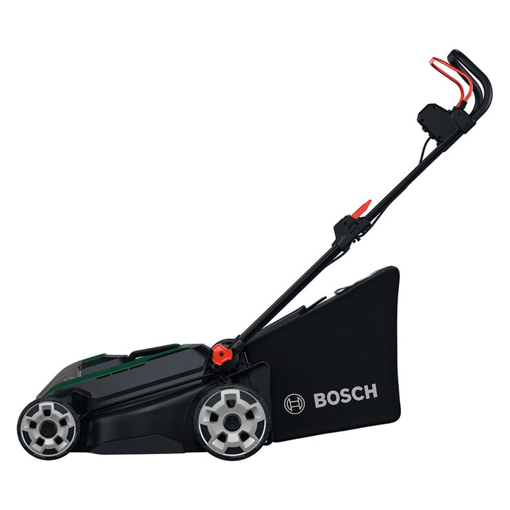 Bosch Rotak 36V (4Ah) 43cm Hand-Propelled Cordless Battery Lawnmower with 2 x 4Ah Battery and Charger
