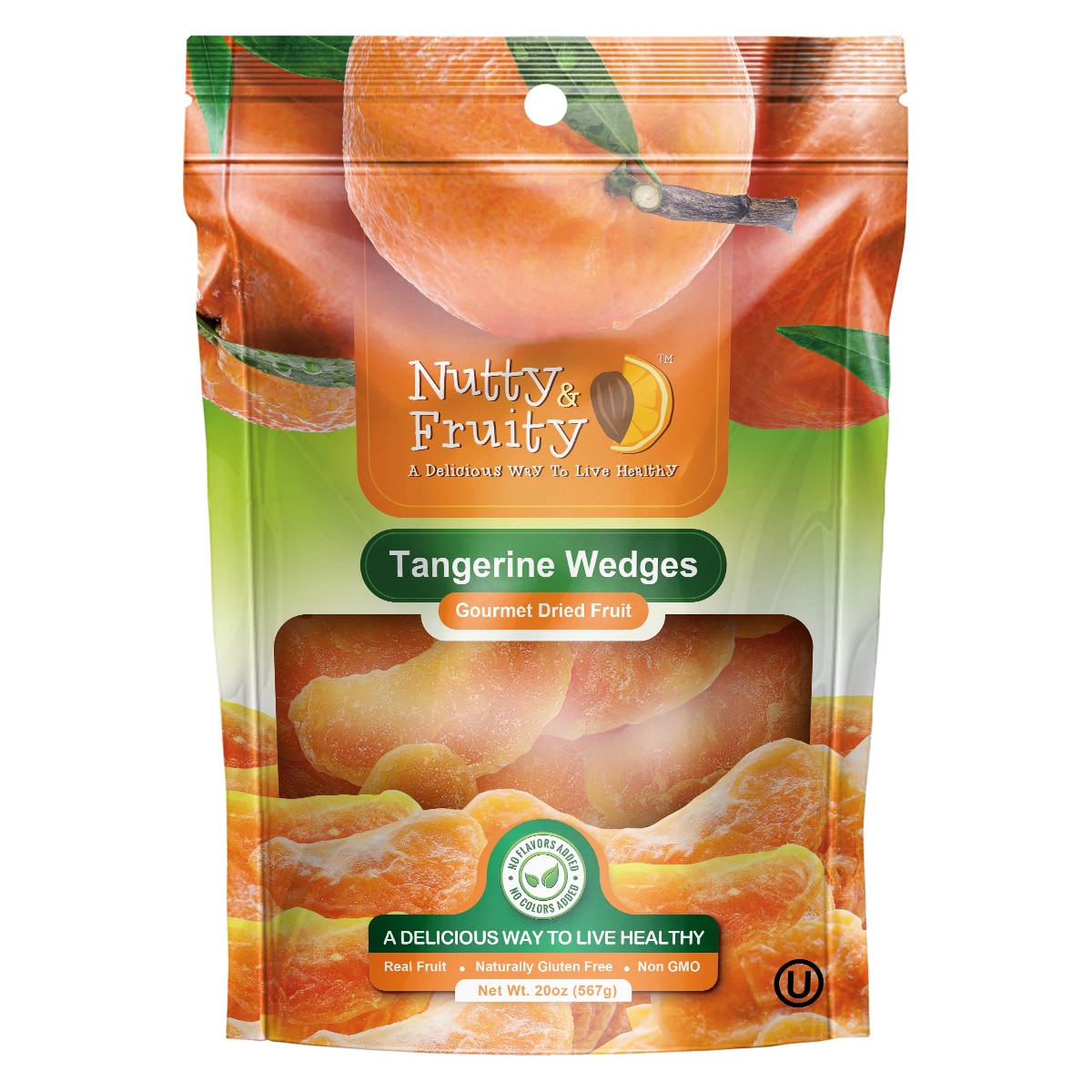 Nutty & Fruity Dried Tangerine Wedges, 567g Costco UK