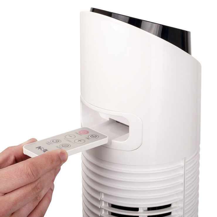 NSA Column Fan With Remote Control White, TFDC-60-RC/W NSA Column Fan With Remote Control White, TFDC-60-RC/W