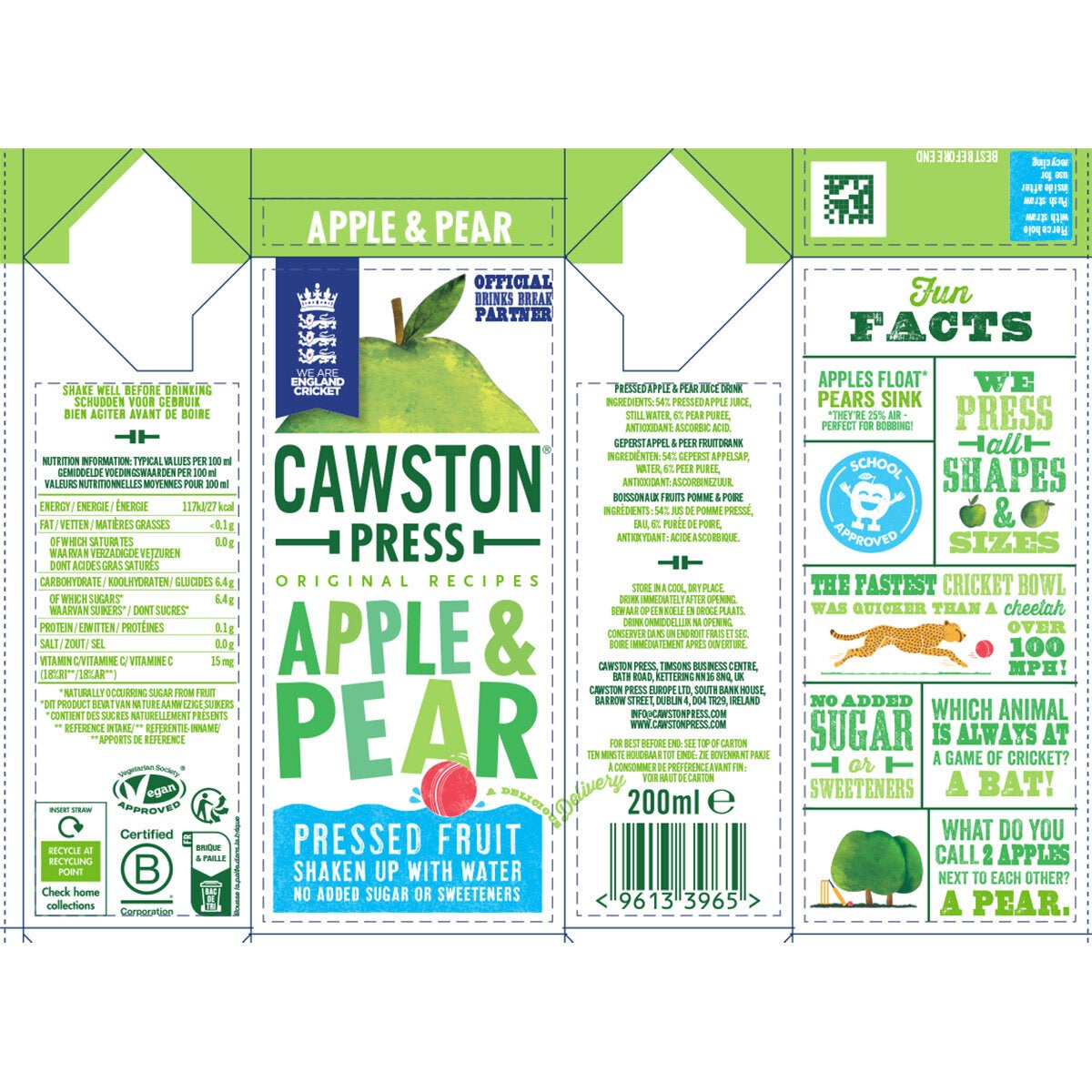 Cawston Press Variety Pack, 15 x 200ml Cawston Press Variety Pack, 15 x 200ml