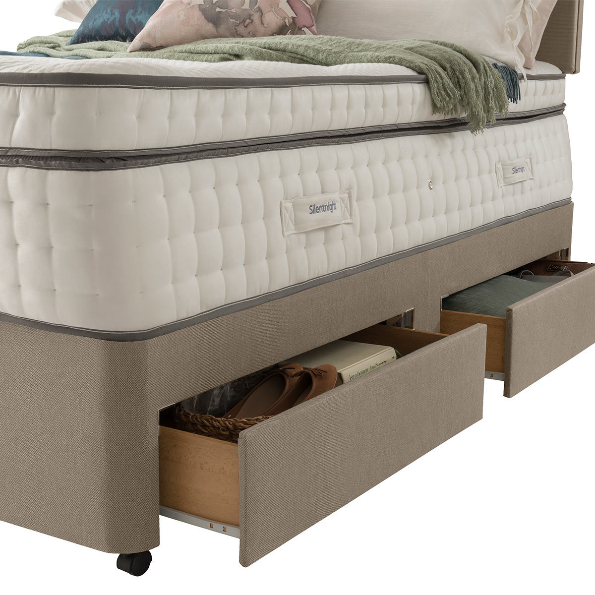 Silentnight Geltex Ultraflex 3000 Mirapocket Mattress & Divan in