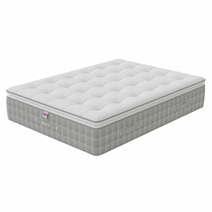 Angled view of mattress