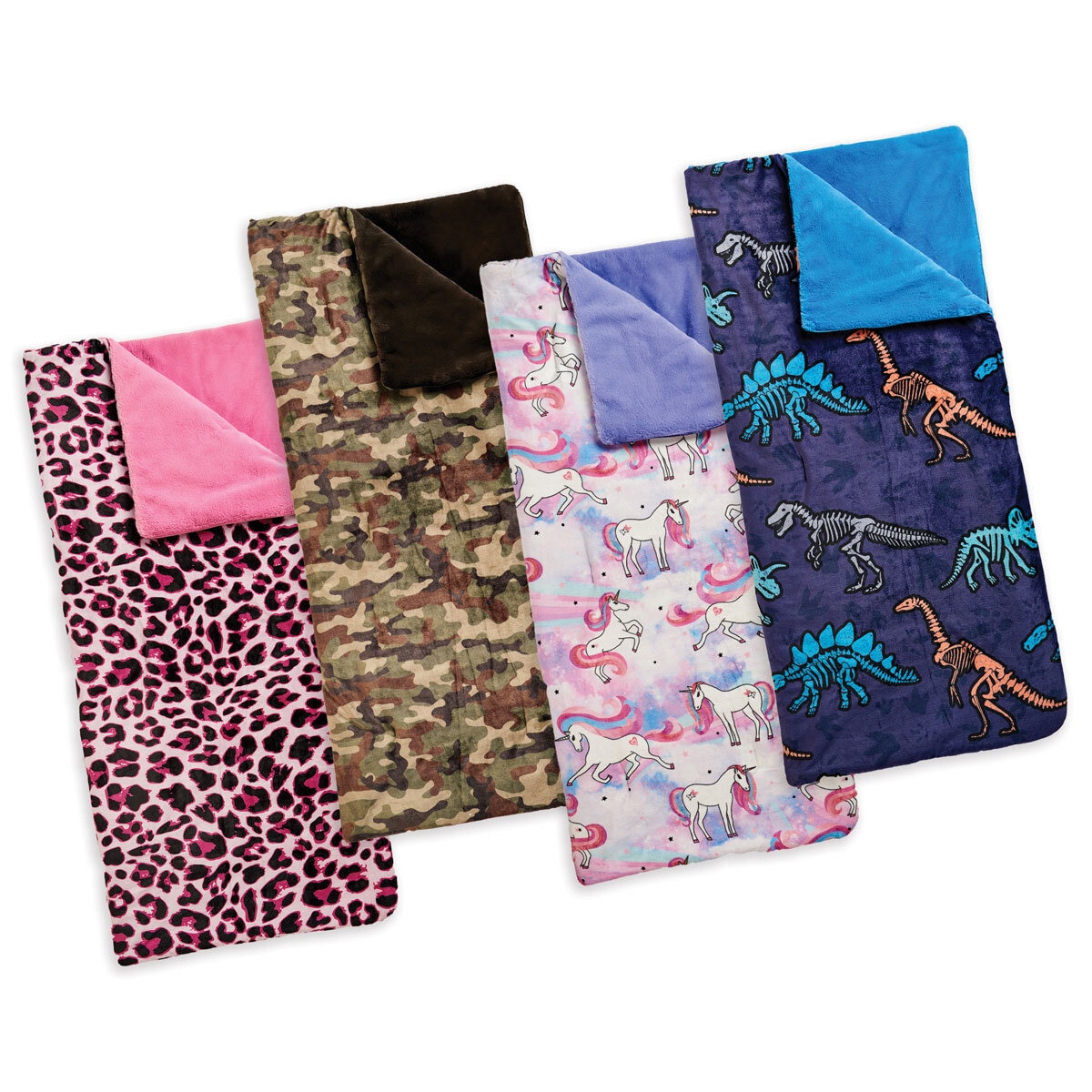 Northwest Cloud Touch Faux Fur Slumber Bag 137 x 142 cm, in 4 designs