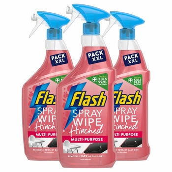 Flash Spray Wipe Done in Wild Berries, 3 x 800ml
