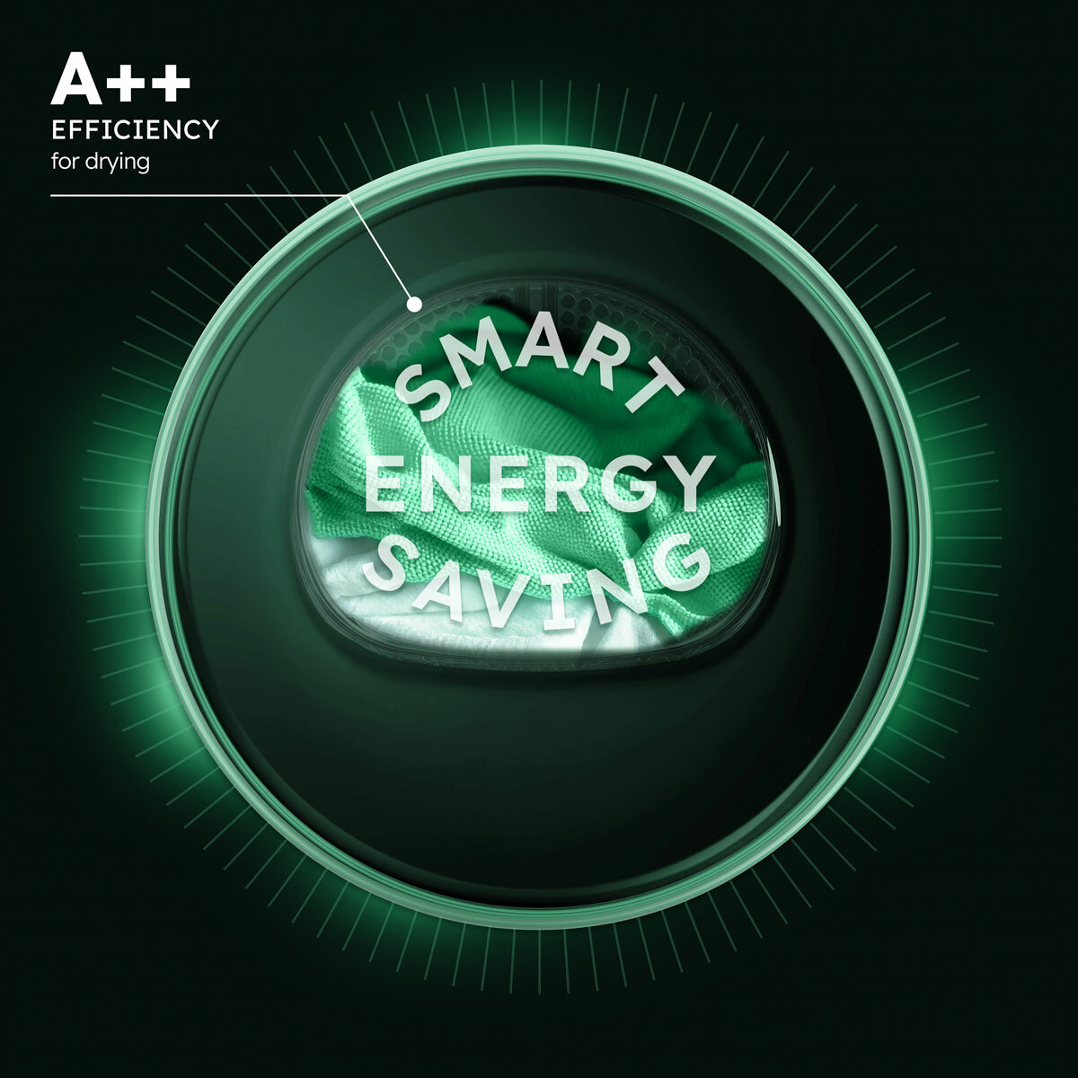 Haier HD100-D357GU1, 10kg Heat Pump Tumble Dryer, A++ Rated in Graphite Haier HD100-D357GU1, 10kg Heat Pump Tumble Dryer, A++ Rated in Graphite