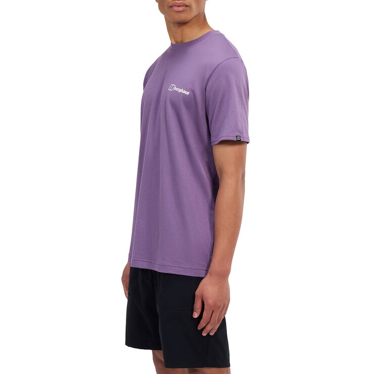 Berghaus Men's Logo Tee in Purple