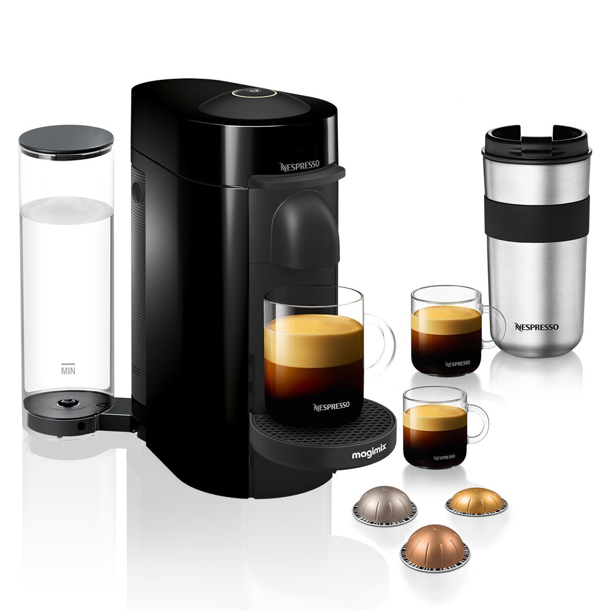 Magimix Nespresso Vertuo Plus Limited Edition Coffee Machine, Black