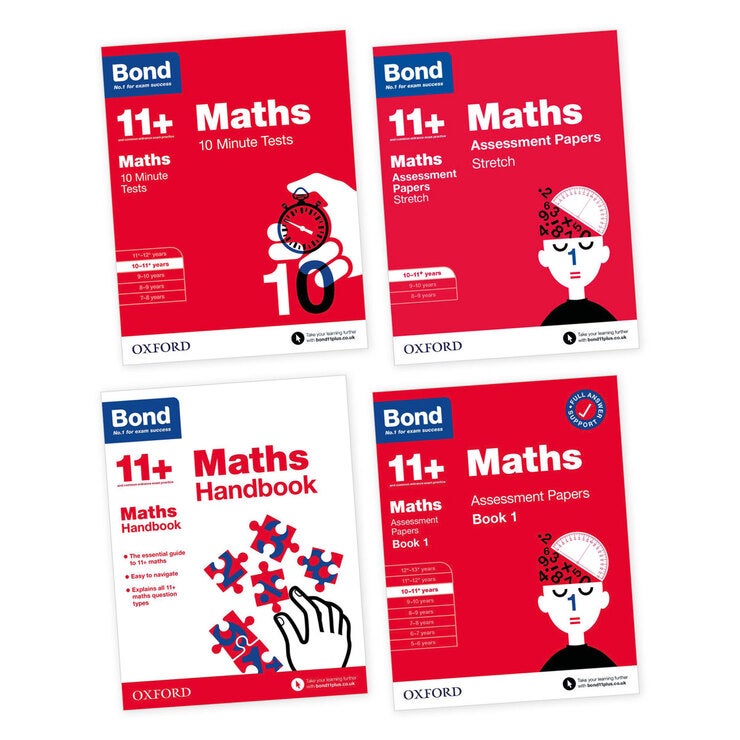 Bond 11+ Maths 4 Book Pack (10 -11+ years) Bond 11+ Maths 4 Book Pack (10 -11+ years)