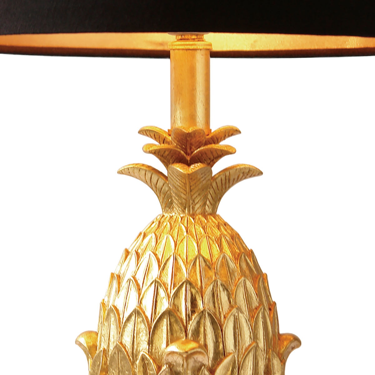 Close up Image of Dar Pineapple Table Lamp Shade