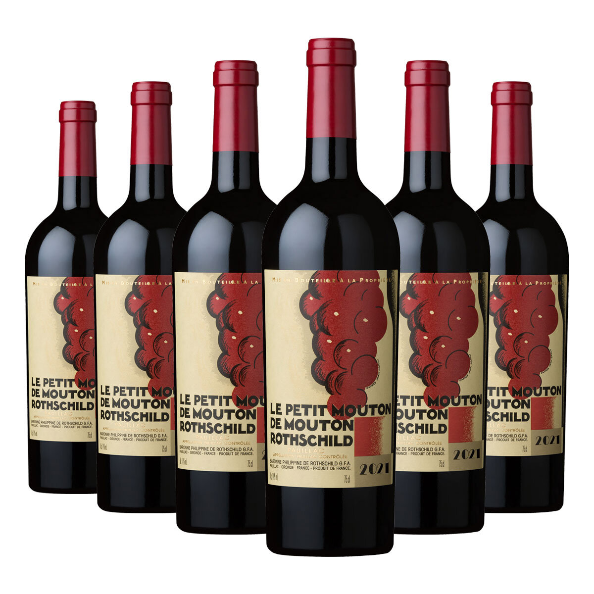 Petit Mouton de Mouton Rothschild 2021, 6 x 75cl