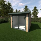 Installed Green Retreats Basebox Garden Room 3m x 3m