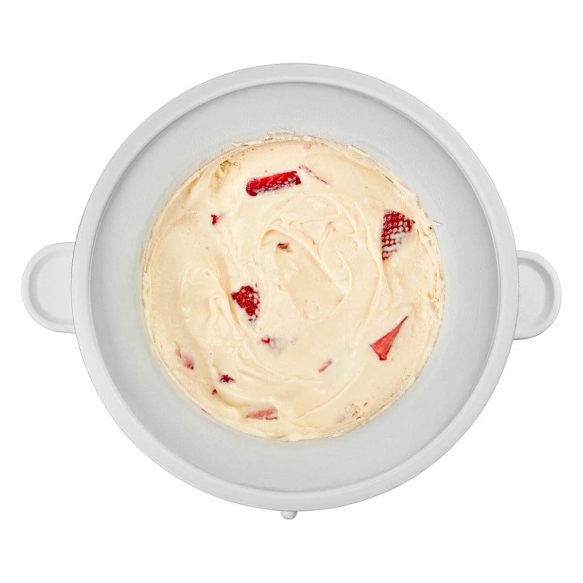 Image of KitchenAid Ice Cream Maker with food inside