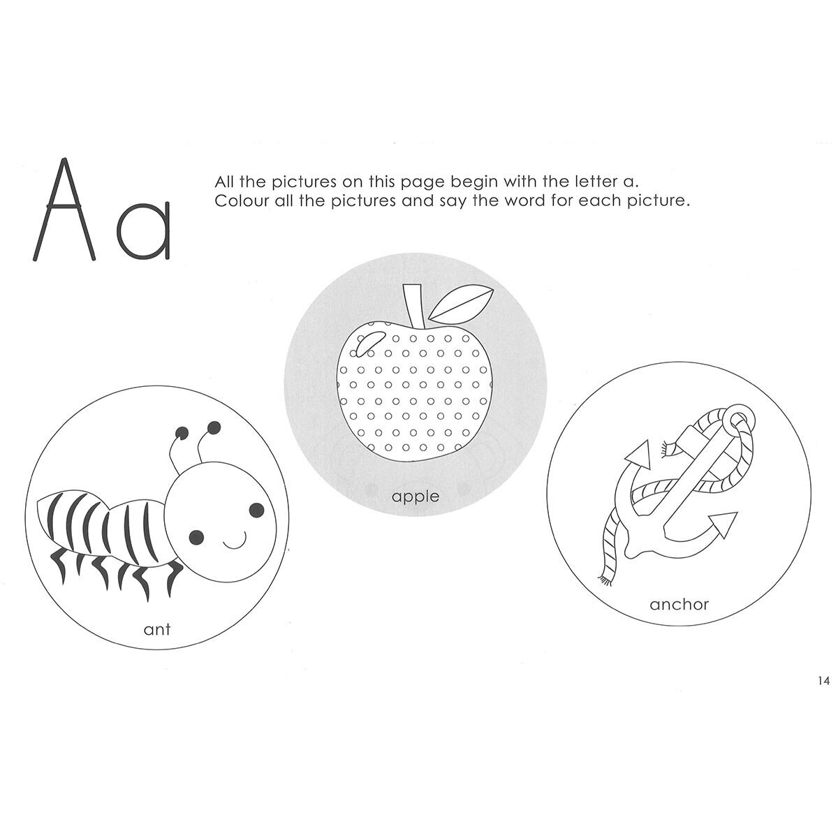 Page spread of preschool