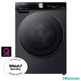 Hisense WF7S1247BB, 12kg, 1400rpm, Washing Machine A Rating in Black