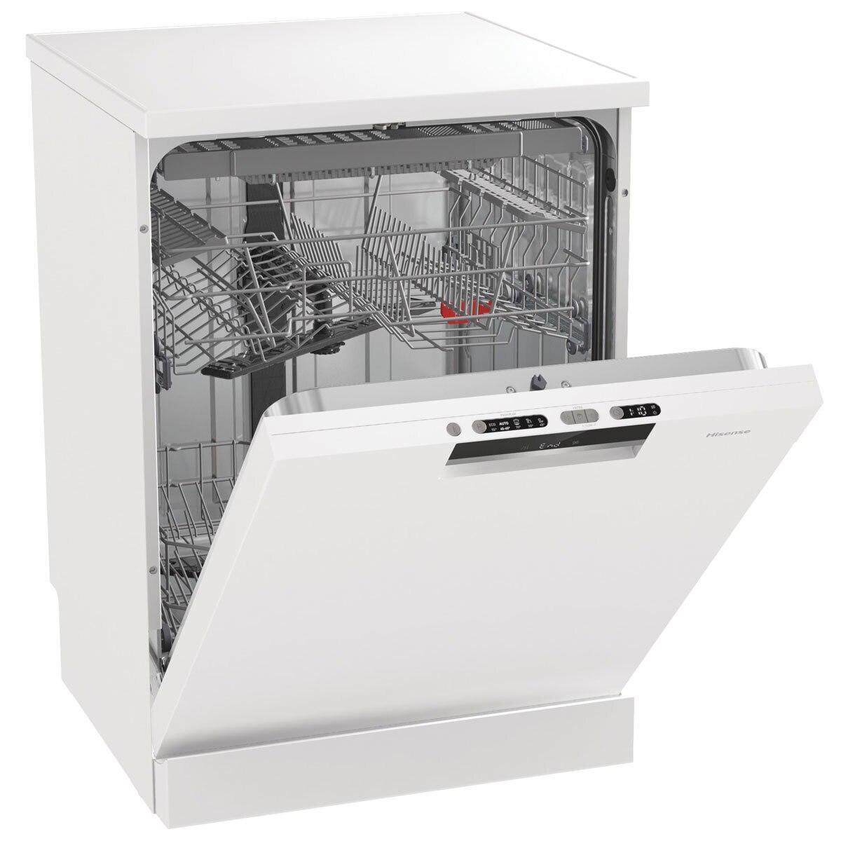 Hisense HS661C60WUK, 16 Place Settings Dishwasher C Rated in White Costco UK