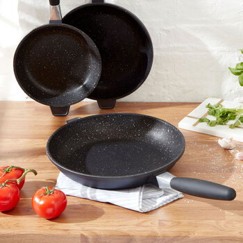 MSMK 5-Piece Non Stick Pans with Stock Pot, Scratch-resistant