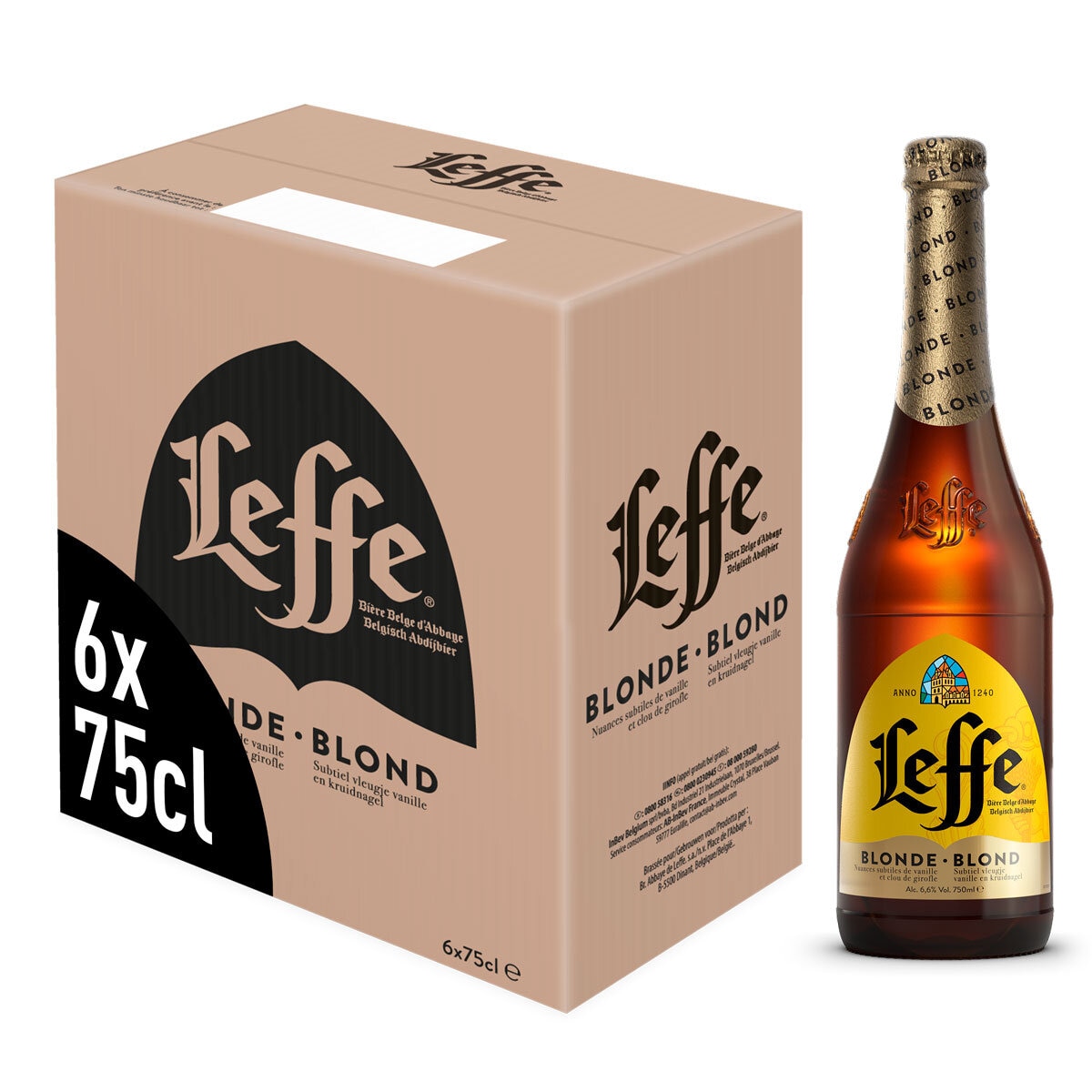 Leffe Blonde 6 x 750ml
