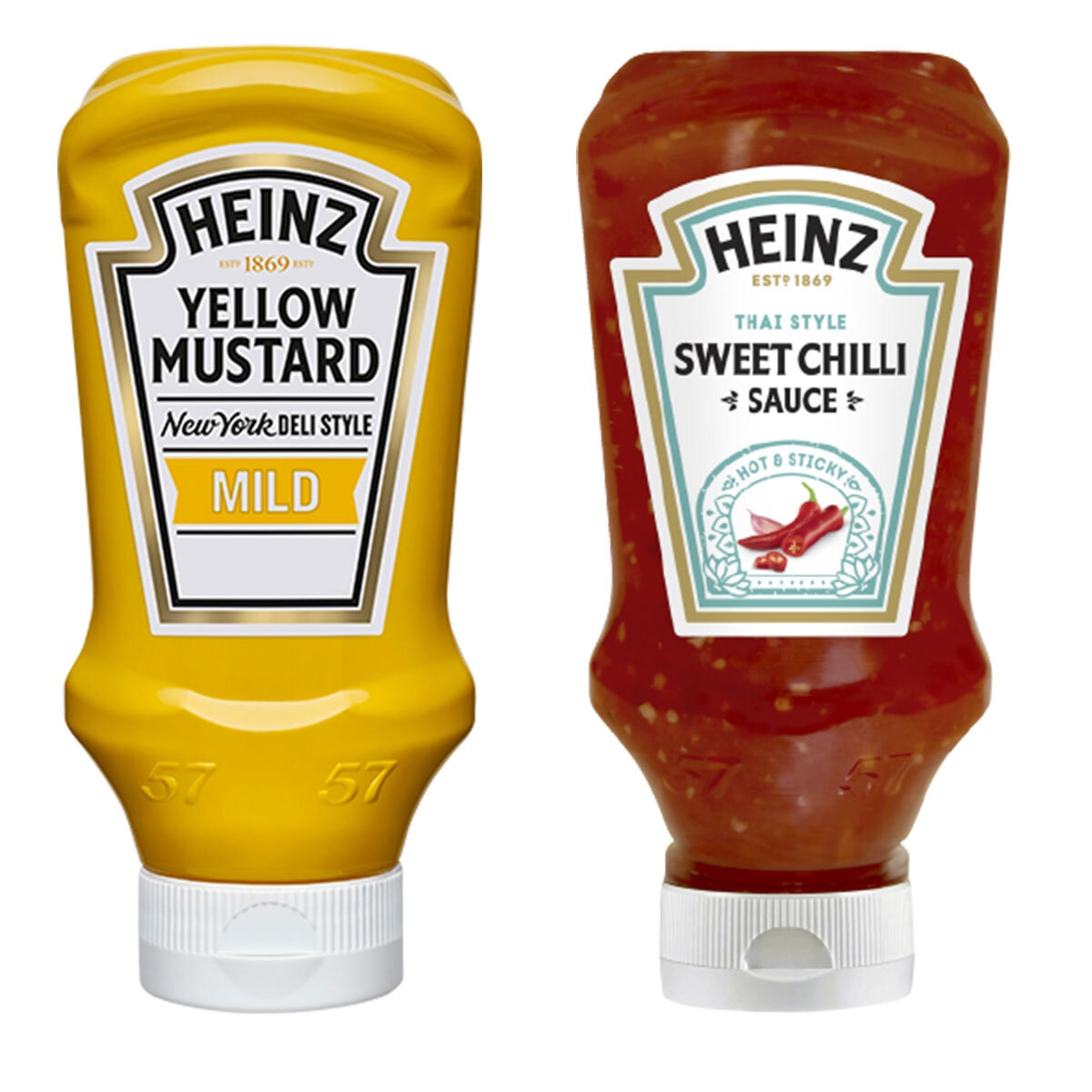 2 bottles of sauce
