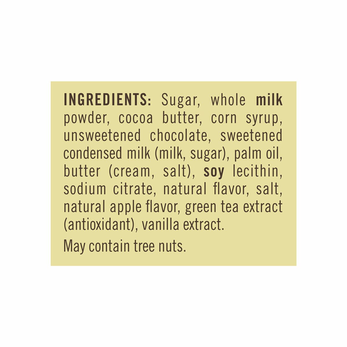 Ingredients Information