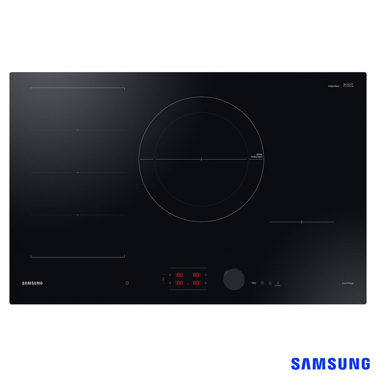 Samsung Series 6 Flex Zone NZ84C6058FK/U1 Smart Induction Hob, in Black