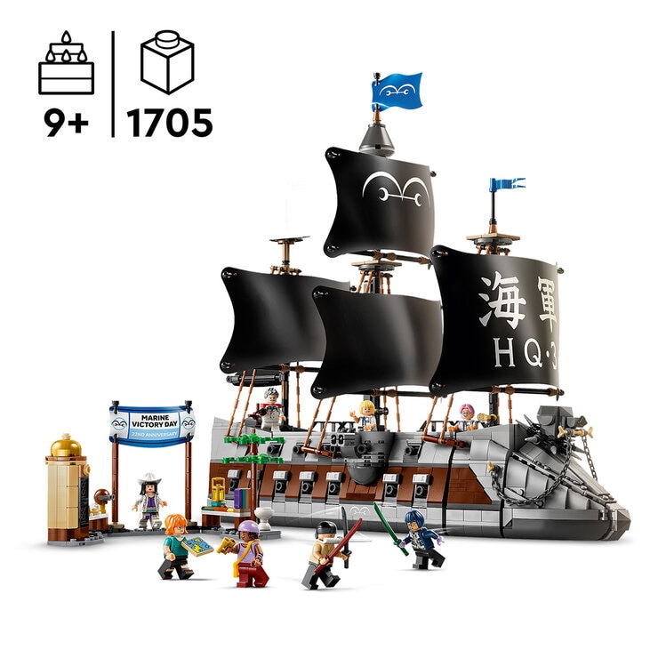 LEGO ONE PIECE Garp's Marine Battleship - Model 75646 (9+ Years) LEGO ONE PIECE Garp's Marine Battleship - Model 75646 (9+ Years)
