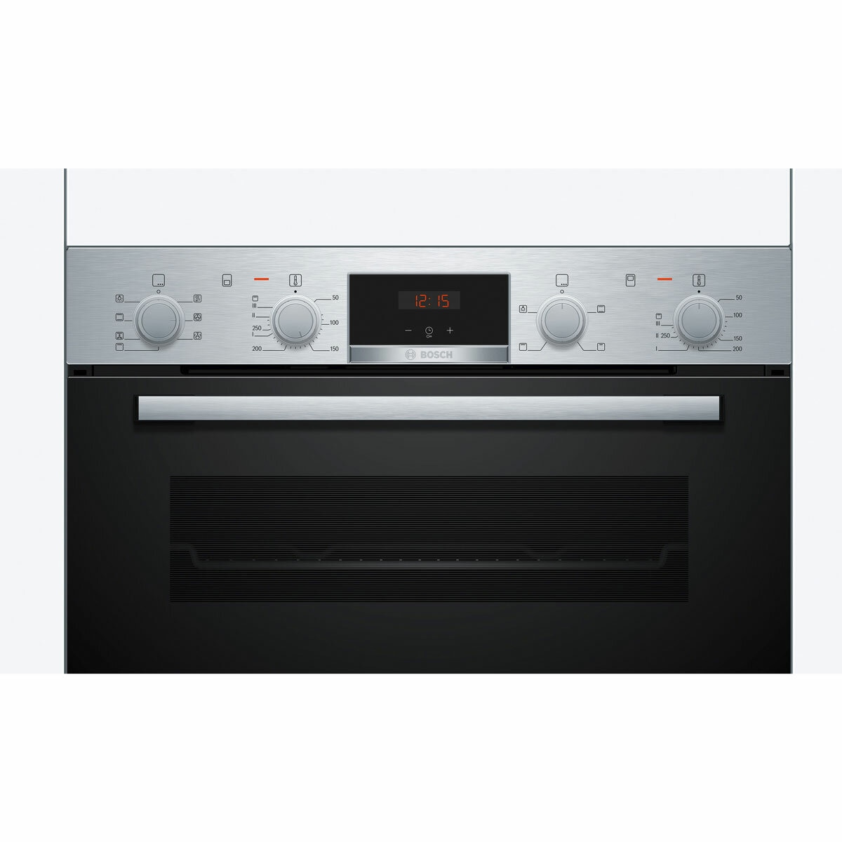 Bosch Series 4 MBA533BS3B Built In Double Oven, A Rated in Silver Bosch Series 4 MBA533BS3B Built In Double Oven, A Rated in Silver