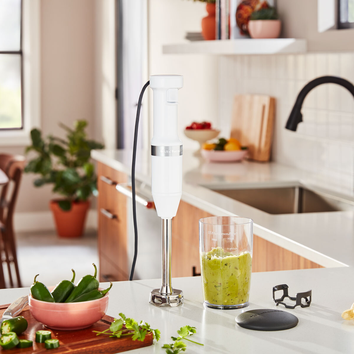 Lifestyle image of KitchenAid Corded Blender White