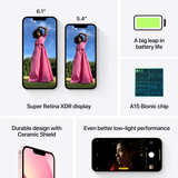Buy Apple iPhone 13 mini 512GB Sim Free Mobile Phone in Pink, MLKD3B/A at costco.co.uk