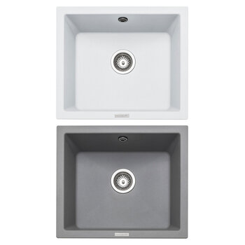 Rangemaster Paragon Composite Granite Single Bowl Kitchen Sink in 2 Colours