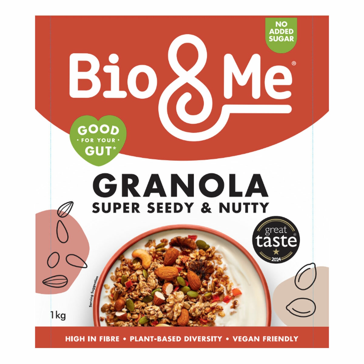 Bio & Me Granola Super Seedy & Nutty, 1kg Bio & Me Granola Super Seedy & Nutty, 1kg