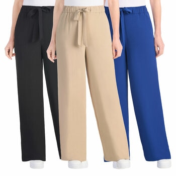 Hilary Radley Crinkle Wide Leg Pant