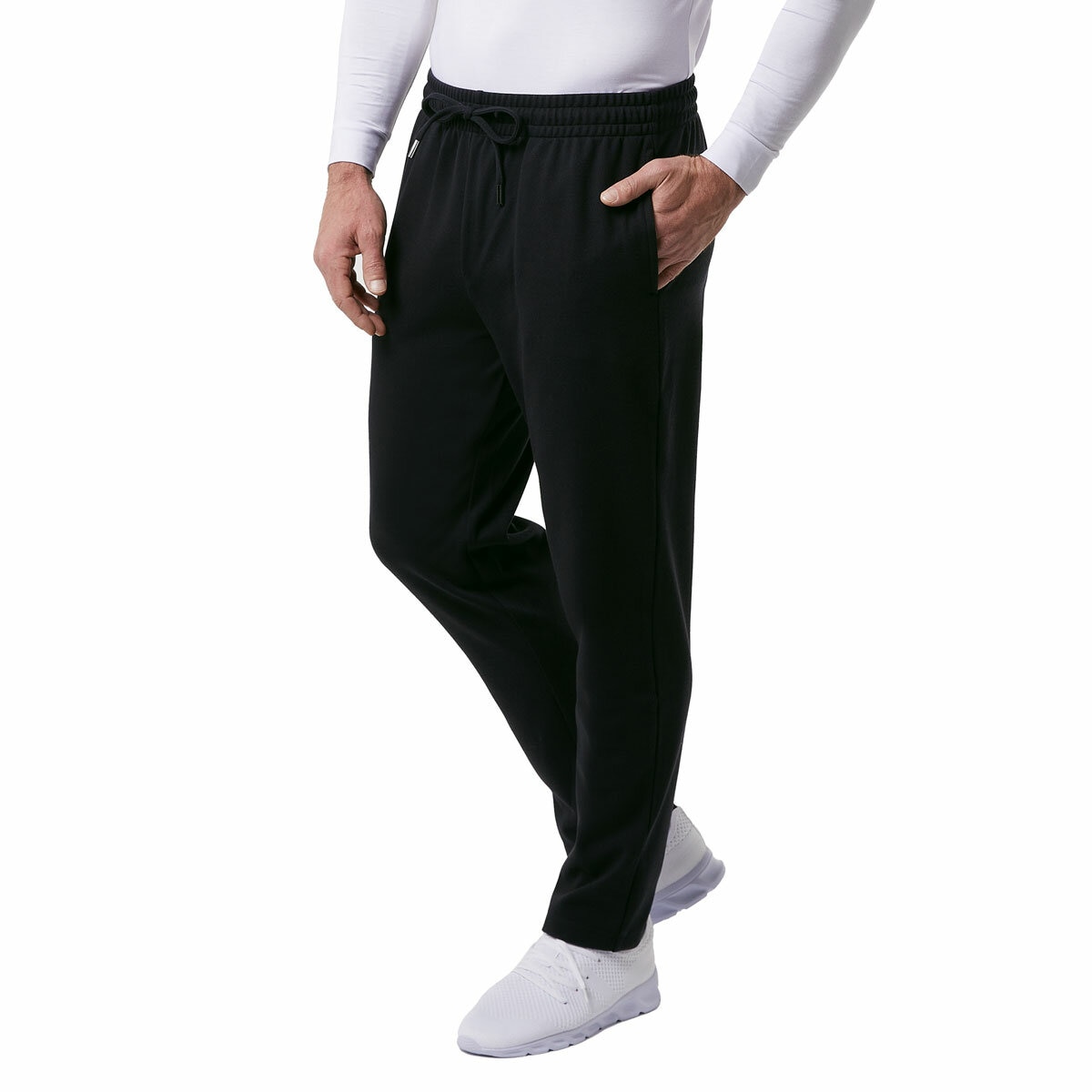 32 Degrees Men's Pique Jogger in Black