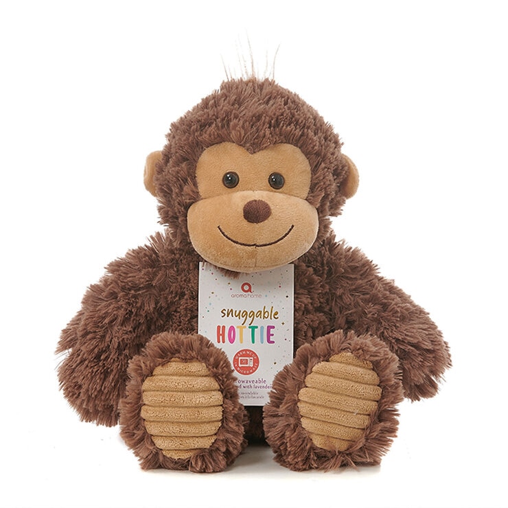 Aroma Home Microwavable Snuggable Animal Hotties - Monkey Aroma Home Microwavable Snuggable Animal Hotties - Monkey