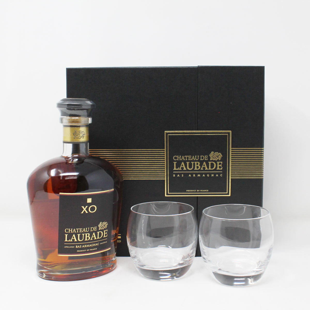 Laubade Coffret with 2 glasses