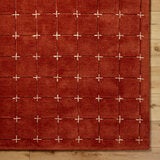 Livabliss Brook Orange Wool Rug, In 2 Sizes Livabliss Brook Orange Wool Rug, In 2 Sizes