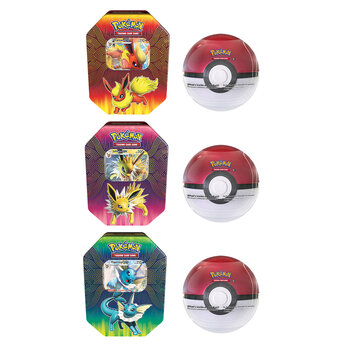 Pokémon-GX Tin & Random PokeBall Set (6+ Years)
