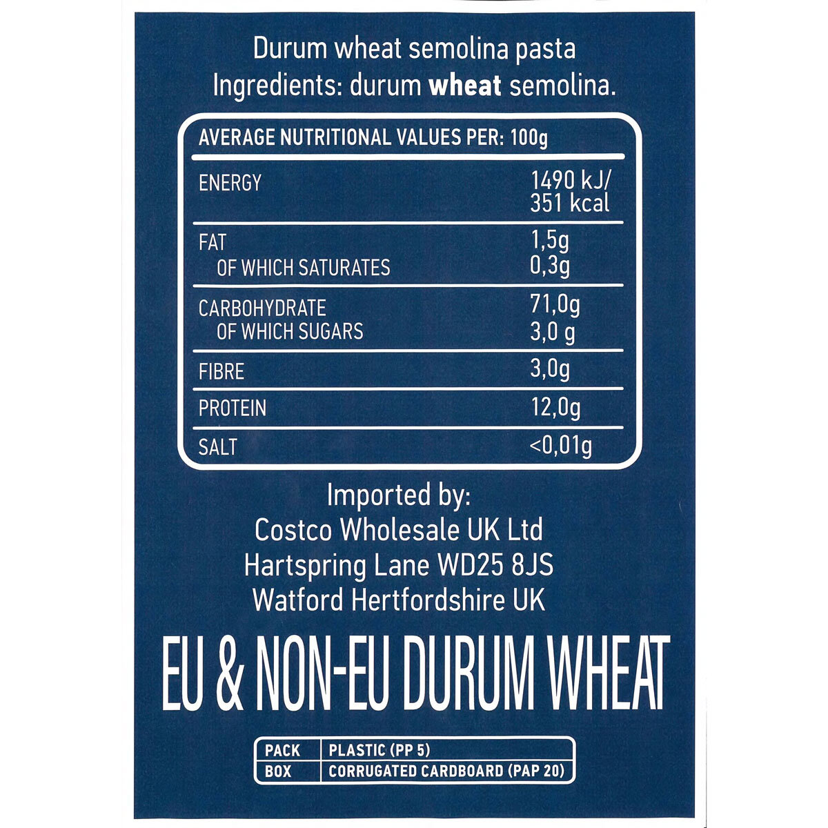 Nutritional Information