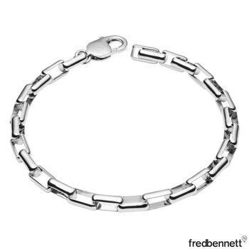 Fred Bennett Sterling Silver Box Chain Bracelet
