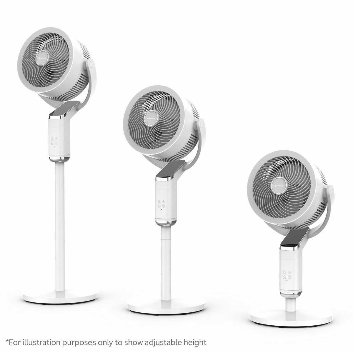 Airmate FA20-RD239 Pedestal Fan in White