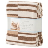 Berkshire Chenille Striped Throw in 3 Colours, 152 x 178 cm Berkshire Chenille Striped Throw in 3 Colours, 152 x 178 cm