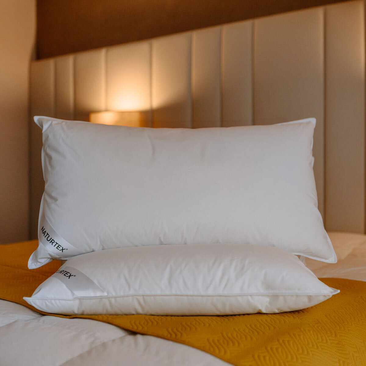 Naturtex Hungarian Goose Down 3-Chamber Pillow, 50 x 75 cm